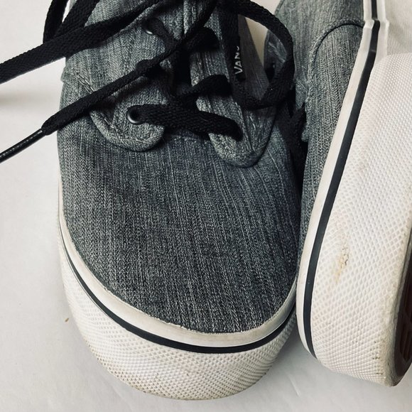 VANS "Off the Wall" YOUTH Lace-Up Skate Shoe Low Top Sneaker EUC Size Youth 7 - Picture 3 of 10